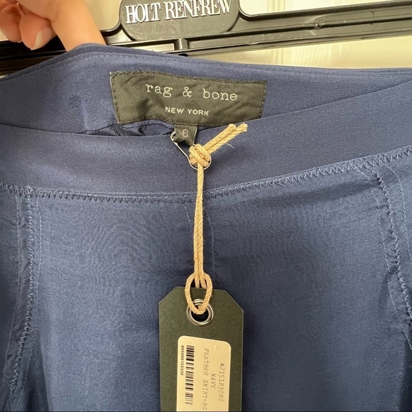 NWT Rag & Bone Silk Feather Skirt Size 6​ - Picture 10 of 13